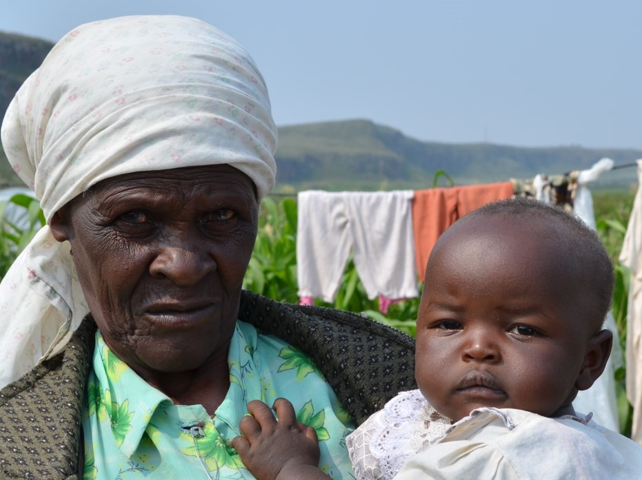 Women and Baby, cropped